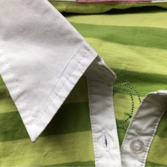 Sdyx Green with stripes t-shirt 2000s small - Picture 8 of 10